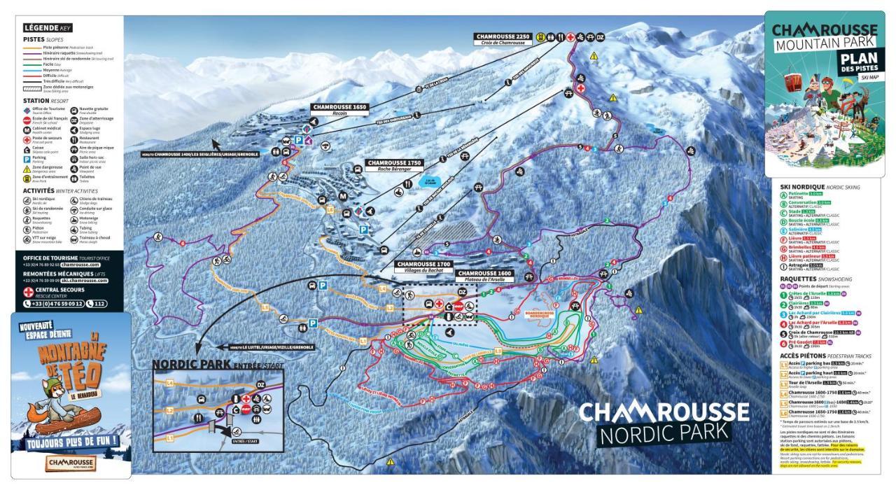 Meleze B *** Plein Sud Apartment Chamrousse Luaran gambar