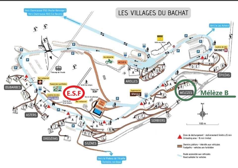 Meleze B *** Plein Sud Apartment Chamrousse Luaran gambar